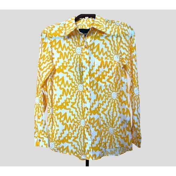 Le Superbe Sunstruck Bf Shirt Size 0 - Picture 1 of 6